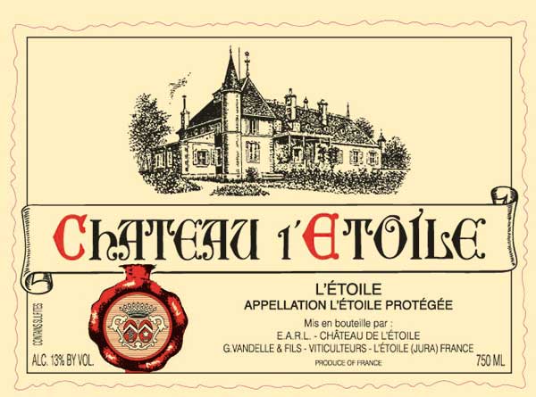 Этикетка французского вина категории DOP