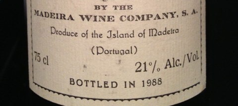 Креплёное вино Мадейра